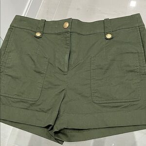 Olive Green Women's Shorts